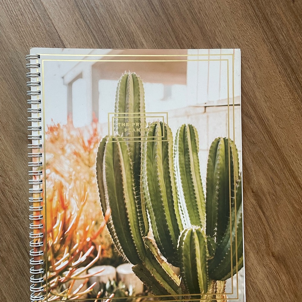 Cute Desert Boho Spiral Project Planner (Unused)